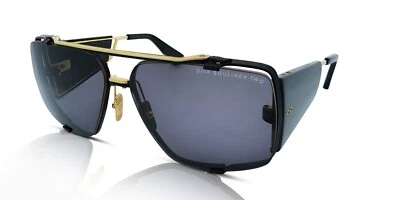 Óculos de sol Dita Souliner-Two masculino DTS136-64-03-Z preto fosco/dourado/cinza escuro - Imagem 1 de 4