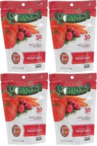 (4) ea Jobe's 06028 50 Count 2-7-4 Organic Vegetable Fertilizer Food Spikes  - Picture 1 of 5