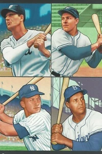 Juego completo de 4 bateadores de béisbol UX454-UX457 talla como nuevos 6,25" x 4,50" ----= - Imagen 1 de 1