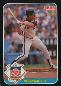 1987 - BASEBALLKARTE - GLENN DAVIS - 3 1/2 ZOLL X 5 ZOLL - Bild 1 von 2