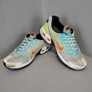 Nike Air Max Torch 4 White Volt Laser Crimson Running Walking Sneaker Size 7.5 - Picture 1 of 8