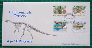 BAT British Antarctic Territory 1991 Age of the Dinosaurs First Day Cover - Picture 1 of 2