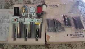 Nanpu Sistema di Essiccazione ad Aria Pneumatico Industriale Grado 3 Stadi 1/2" NPT FRPD44D Auto - Foto 1 di 19