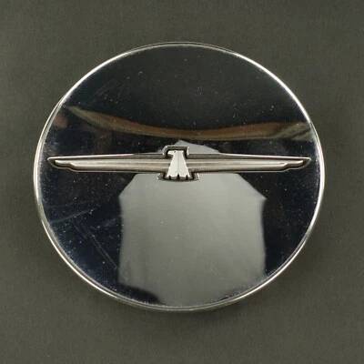 Tampa do cubo central cromada Ford Thunderbird 2002 2003 - Imagem 1 de 4