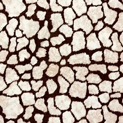 Tela elástica de spandex de vaca marrón con estampado animal 60" de ancho por yarda para trajes de baño Foto 1 de 4