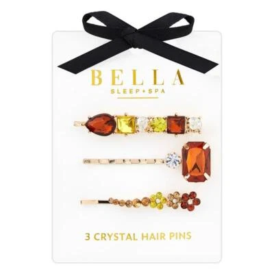 Alfileres para el cabello de diamantes de imitación joyas de diamantes de imitación tamaño 3 pulgadas de ancho x 4 pulgadas de alto paquete de 2 Foto 1 de 2