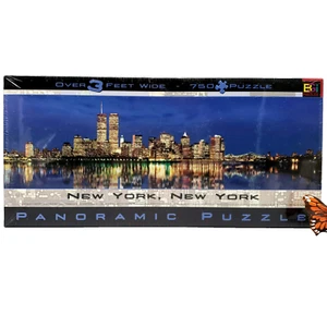 Buffalo Games New York Twin Towers 750 Piece Puzzle Panoramic 2002 - Picture 1 of 8