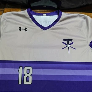 Excellent Cond WWE Wrestling Undertakers Under Armour Baseball Jersey WWF Large - Picture 1 of 6