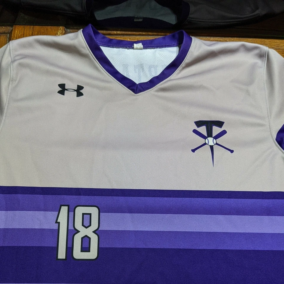 Camiseta deportiva de béisbol Under Armour WWE Wrestling Undertaker WWF grande en excelente estado Foto 1 de 4