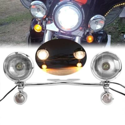 Barra de luces de señal de giro de paso puntual para Harley Sportster 84 XL 1200 883 hierro 883 Foto 1 de 4