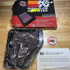 K&N 33-2355 High-Flow Air Filter Washable Lifetime Toyota Open Box - Picture 1 of 3