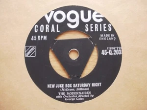 The Modernaires "New Juke Box Saturday Night" TRI Vogue Coral Q 2035 VG+ - Bild 1 von 2
