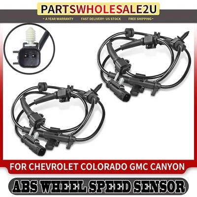 Sensor de velocidad de rueda ABS lateral derecho y derecho delantero 2 piezas para Chevrolet Colorado GMC Canyon Foto 1 de 4