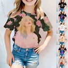 Taylor Sw kurzärmeliges T-Shirt Mädchen Sommer Rundhalsausschnitt Freizeitpassform Basic Shirts