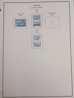 FINLANDIA - 1963 - 73 - LOTE DE SELLOS EN PÁGINA ÁLBUM - USADOS Y MH Foto 1 de 3