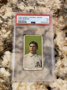 1909 T206 CHIEF BENDER PORTRAIT PSA 1.5 FRESHLY GRADED CENTERED VIVID COLOR HOF - Picture 1 of 2