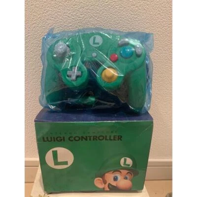 Nintendo Gamecube Club Nintendo Original Designed Controller Luigi w/Box jp - Image 1 of 3