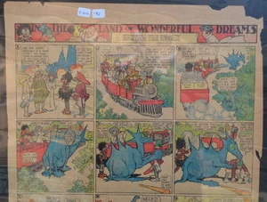 Tira de color LITTLE NEMO DOMINGO 21/07/1912 WINSOR McCAY Land of Wonderful Dreams - Imagen 1 de 3