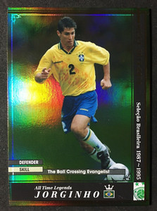 2013-14 Panini WCCF ATLE All Time Legends Jorginho Brazil refractor card 