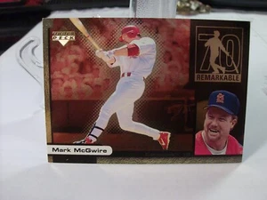 Upper Deck Ovation ReMarkable Moments 1999 #M10 - Mark McGwire 99-192 - Imagen 1 de 2
