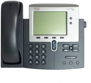 NEW Cisco CP-7942G IP VoIP Ethernet Desktop Phone w/ Box, Cable, & Handset - Picture 1 of 1