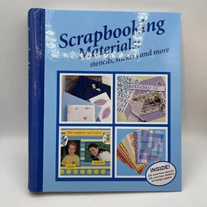 Scrapbooking Materialbuch: Schablonen, Sticker und mehr von Bay Books unvollständig - Bild 1 von 5