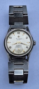 CORTÉBERT SPORT Cal. 677 raro vintage SWISS MADE reloj de pulsera para hombres - años 40 - Imagen 1 de 9