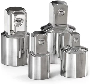 Impact Socket Adapter and Reducer Set 4-Piece for Impact Driver Ratchet Docket E - Picture 1 of 9