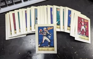 2002 Fleer Authentix Complete Football Base Set 1-100 w/ Tom Brady - Picture 1 of 1