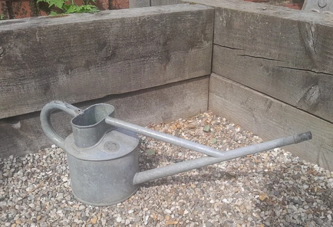 Vintage Haws No1 Galvanised Long Reach Watering Can Cover
