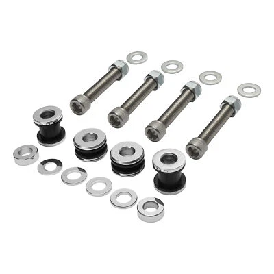 Kit de herrajes de acoplamiento Sissy Bar apto para Harley Softail Deluxe 05-17 Fat Boy 03-17 Foto 1 de 4