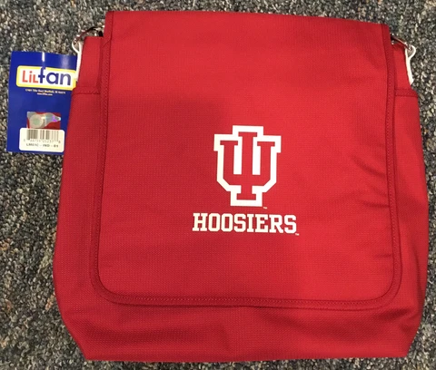 NWT! Lil Fan Diaper Messenger Bag, NCAA College Indiana Hoosiers For Mom Or Dad! Cover