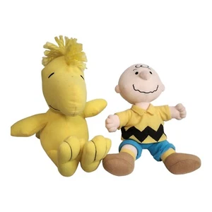 Lote de 2 juguetes de peluche de galería Charlie Brown de 10" PEANUTS Woodstock  - Imagen 1 de 18