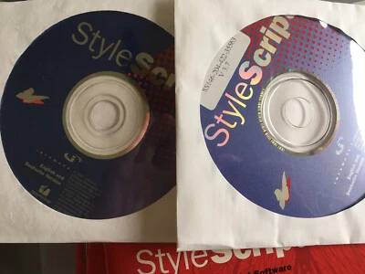 Stylescript style script software Mac OS Adobe Postscript Inkjet Vintage CDs - Image 1 of 4