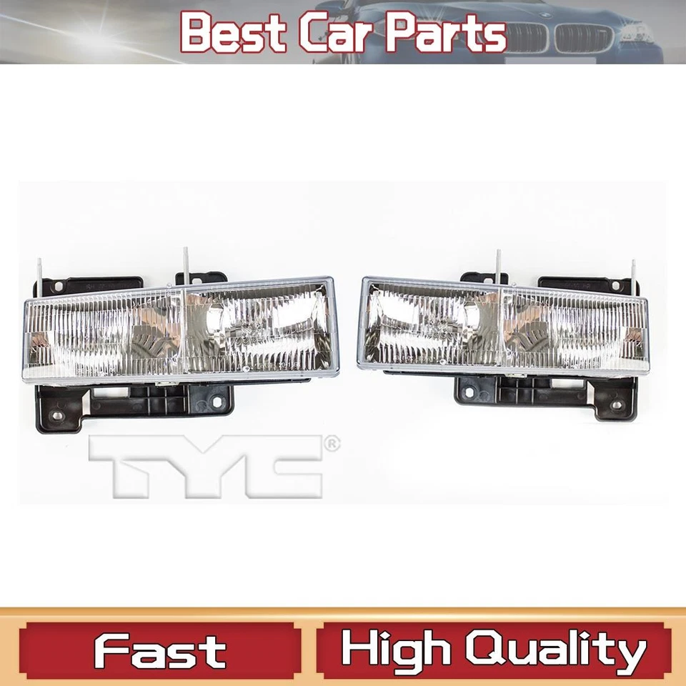 TYC 车头灯总成适用于雪佛兰 C3500 1993 1997 1998 1999 2000 — 第 1/4 张图片