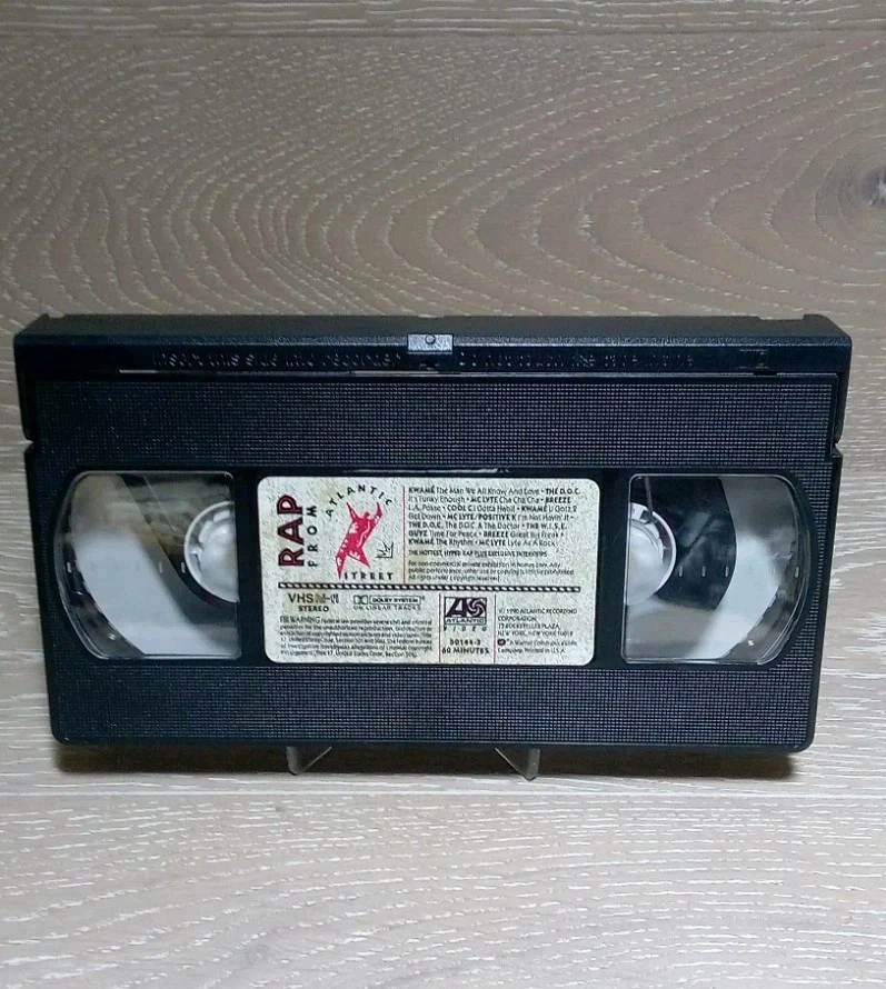 Rap From Atlantic Street V1 VHS Video Tape The D.O.C MC Lyte Cool C Kwame Dr Dre - Image 1 of 4