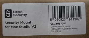 Mac Studio All-Metal Security Mount Lock & 2 keys included USV2MS10W - Afbeelding 1 van 7