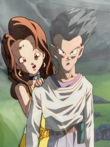 Dragon Ball GT Production Cel And Animation Drawing Goten And Valese - Picture 1 of 6