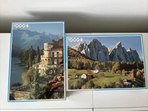 Rompecabezas Dolomites Lake Como NUEVO 1000 piezas de King International x 2 rompecabezas - Imagen 1 de 13