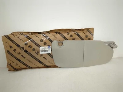 Novo OEM Mopar Sun Visor 2002-2009 Ram 1500 2500 3500 4 portas cinza 1DL00BD1AA RH - Imagem 1 de 4