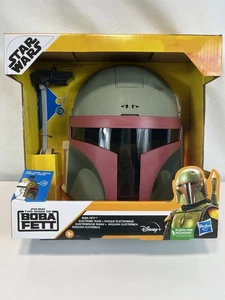 Star Wars Boba Fett Elektronische Maske Helm Hasbro Disney 2024 Neu Soundeffekte - Bild 1 von 11