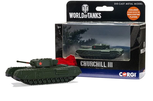 WT91204 Corgi Churchill Mk III 1/76 Model British Army - Image 1 of 1
