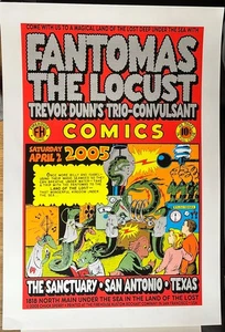 Fantomas 2005 fun poster comic book style by Chuck Sperry - Picture 1 of 1