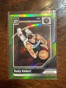 Rudy Gobert 2024-25 Donruss Optic Green /149 Timberwolves (BHR) - Picture 1 of 3