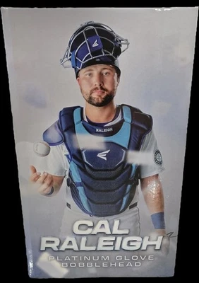2025 Seattle Mariners Cal Raleigh Platinum Glove Bobblehead Big Dumper - Image 1 of 3