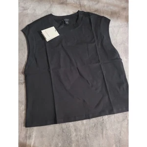 ALL SAINTS SCHWARZES T-SHIRT GRÖSSE 10 (X02) - Bild 1 von 5