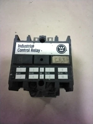 RELÉ DE CONTROL INDUSTRIAL WESTINGHOUSE ARB420A 300 VOLTIOS 10 AMPERIOS ESTILO 766A402G01 Foto 1 de 4
