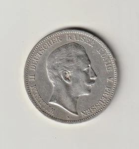 GERMANIA - 5 MARCHI 1907 - GUGLIELMO II - Foto 1 di 2