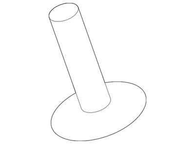 Genuine Land-Rover Ft Fender Liner Screw LR106494 Foto 1 de 2