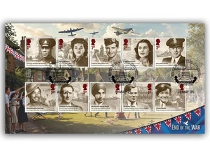 2025 WWII Stories VE Day FDC, Street Party Cover - Picture 1 of 1